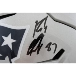 Rob Gronkowski Autographed New England Patriots SpeedFlex Helmet Beckett W 58333