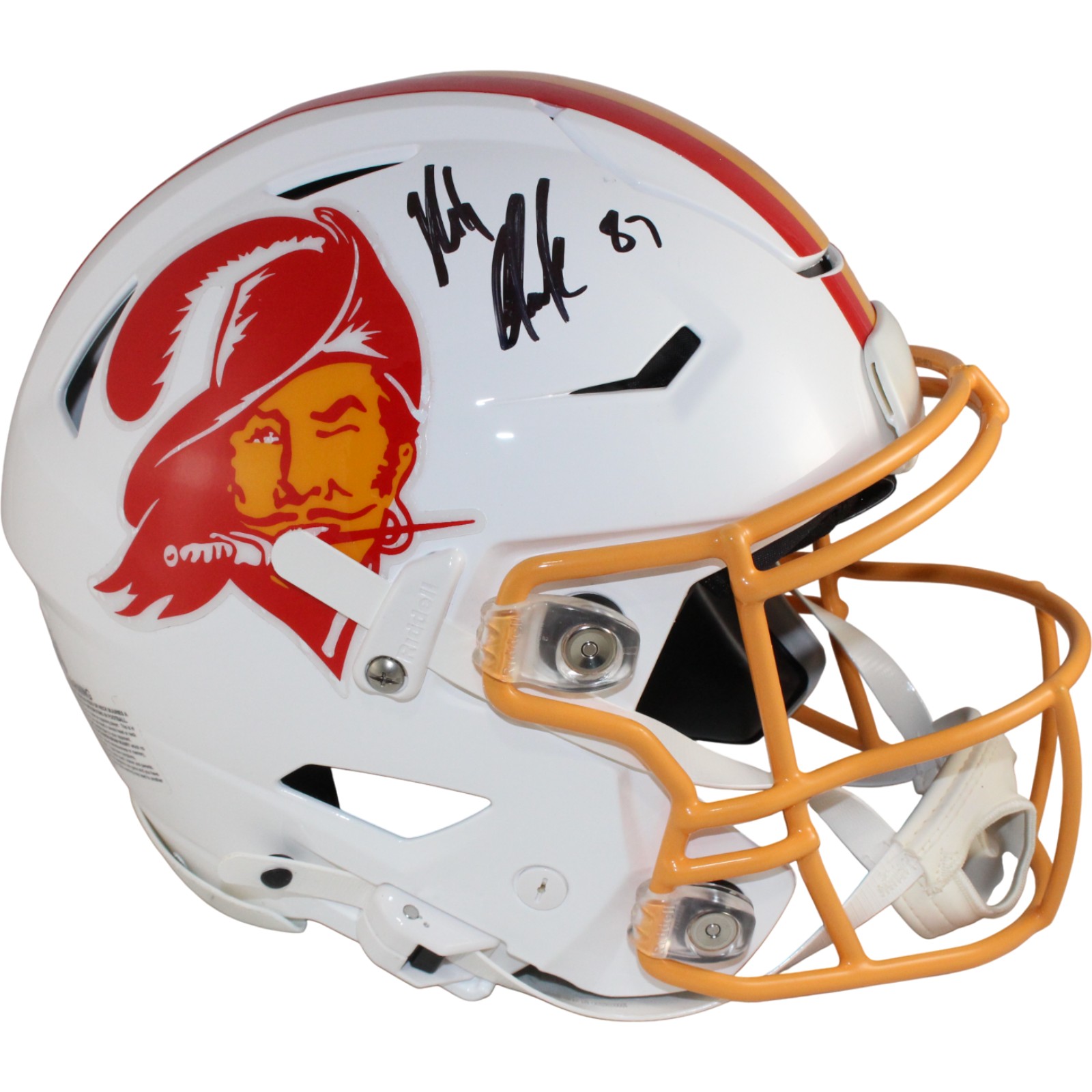 Rob Gronkowski Signed Tampa Bay Buccaneers Speedflex TB Helmet Beckett 54053