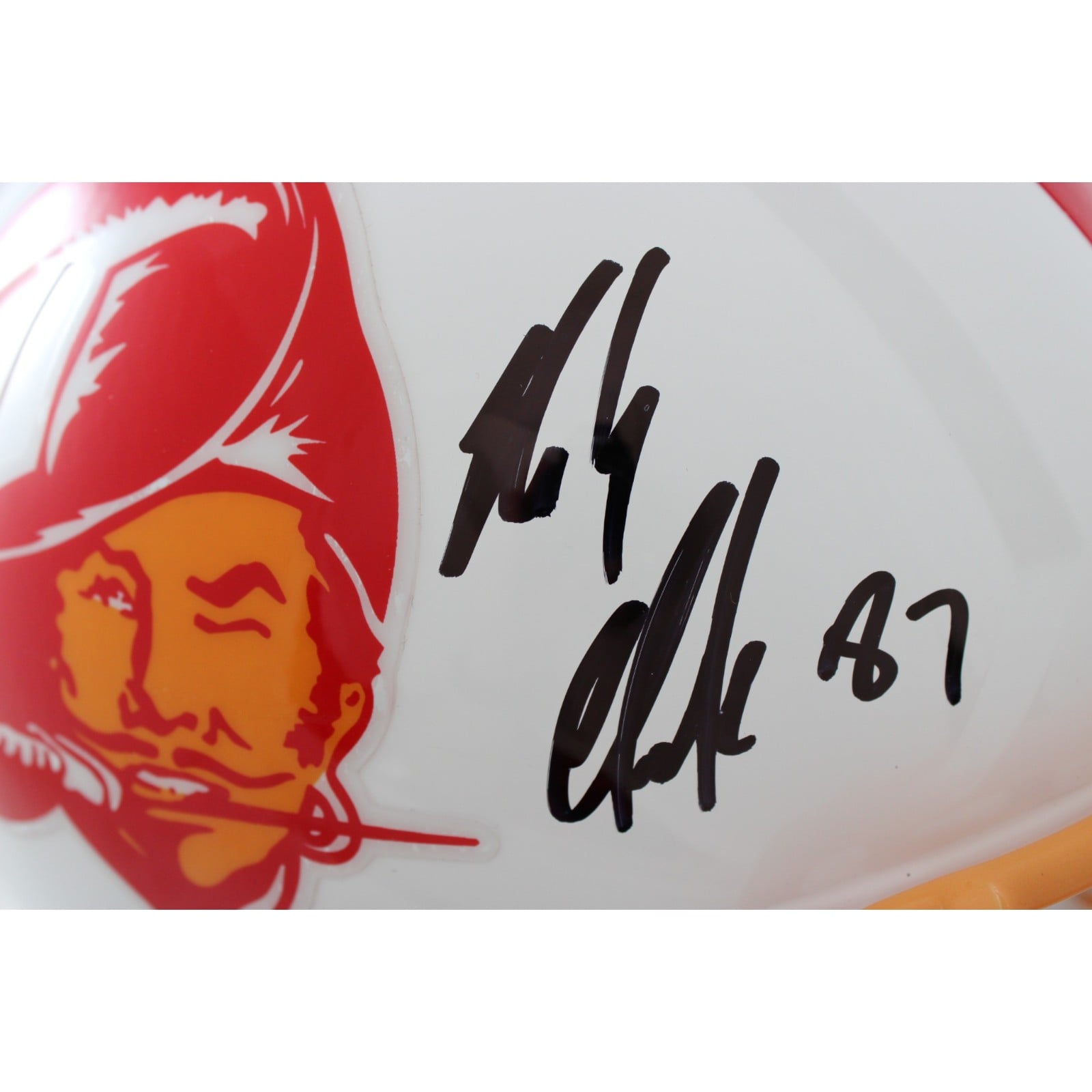 Rob Gronkowski Autographed Tampa Bay Buccaneers F/S Helmet TB Beckett WIT 58332 3 Rob Gronkowski Autographed Tampa Bay Buccaneers F/S Helmet TB Beckett WIT 58332