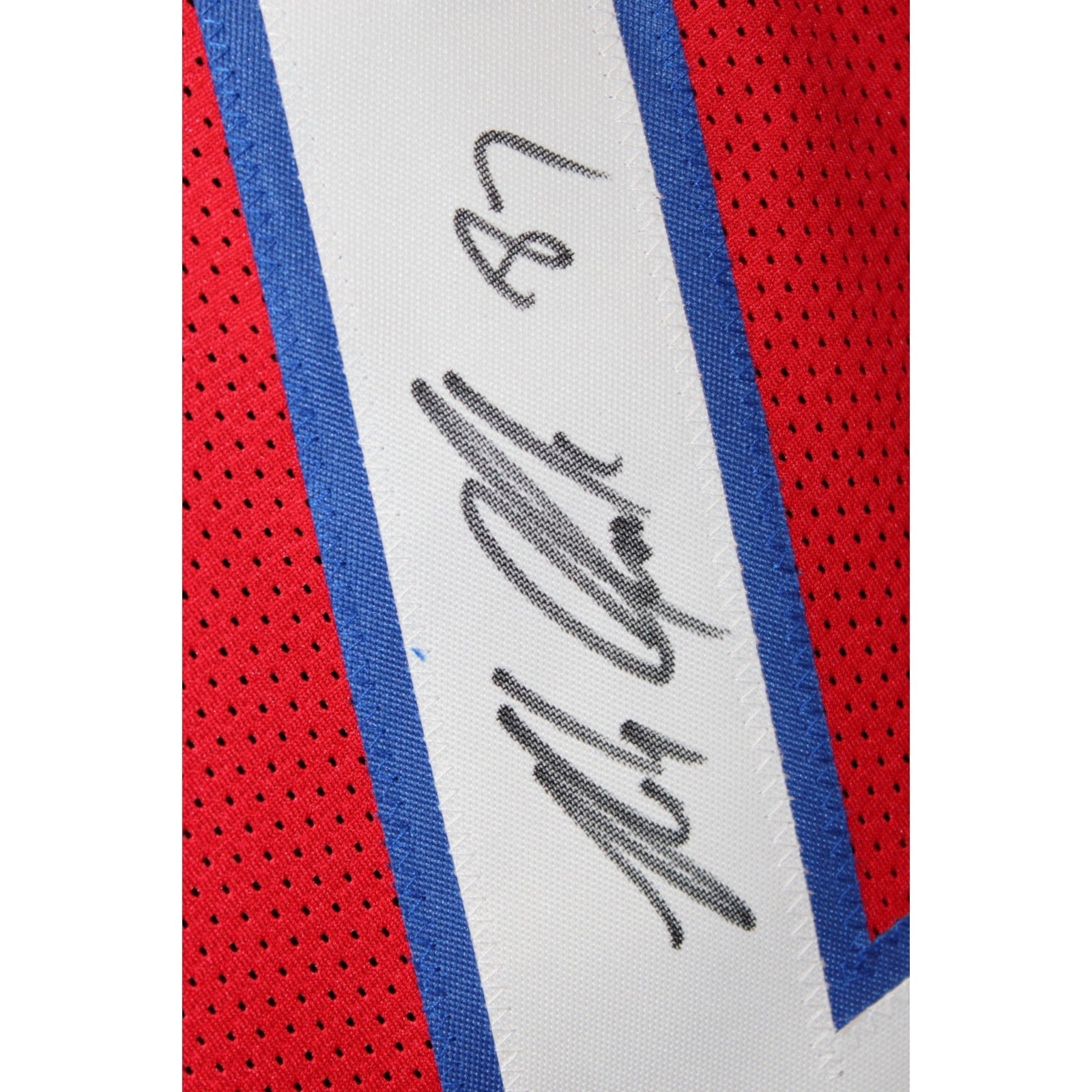 Rob Gronkowski Autographed/Signed Pro Style XL Jersey Red Beckett Witness 58337