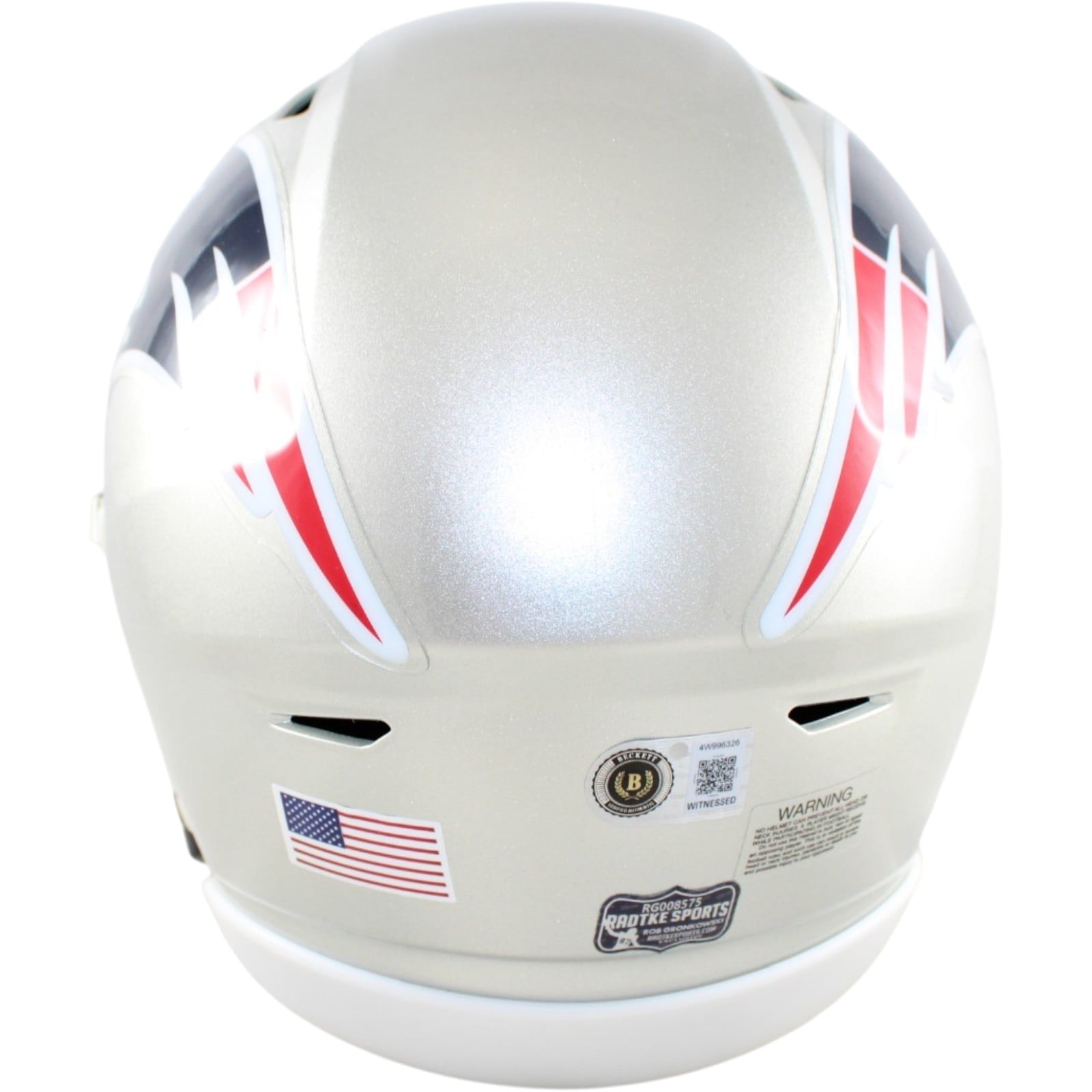 Rob Gronkowski Signed New England Patriots Midi Mid-Size Helmet Beckett W 58336 4 Rob Gronkowski Signed New England Patriots Midi Mid-Size Helmet Beckett W 58336
