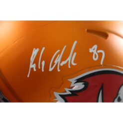Rob Gronkowski Autographed/Signed Tampa Bay Buccaneers Blaze Mini Helmet 55791