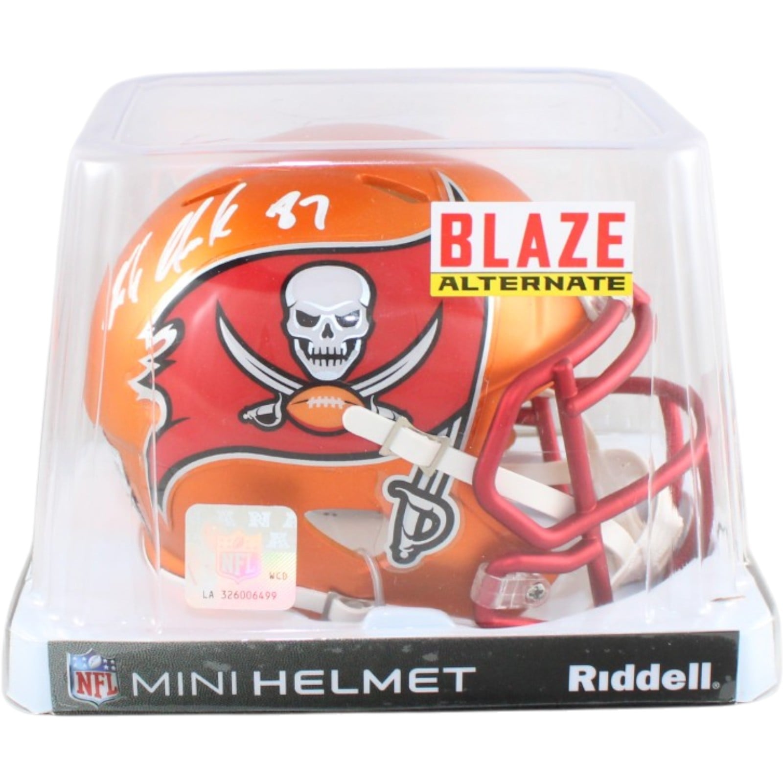 Rob Gronkowski Signed Tampa Bay Buccaneers Mini Helmet Blaze Beckett W 58344 5 Rob Gronkowski Signed Tampa Bay Buccaneers Mini Helmet Blaze Beckett W 58344
