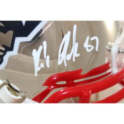 Rob Gronkowski Autographed/Signed Tampa Bay Buccaneers Chrome Mini Helmet 55789