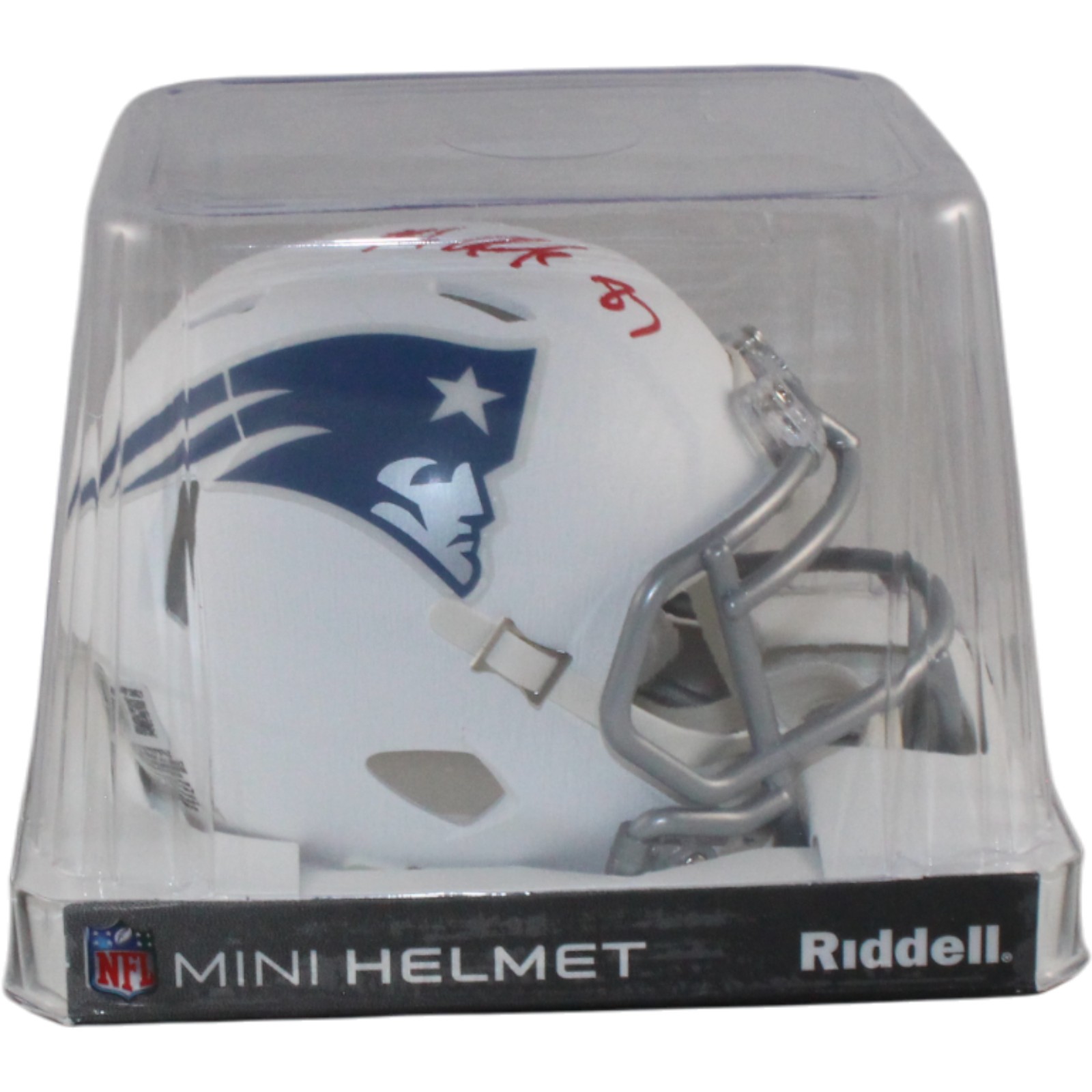 Rob Gronkowski Signed New England Patriots Rivalries Mini Helmet Beckett 54758 5 Rob Gronkowski Signed New England Patriots Rivalries Mini Helmet Beckett 54758