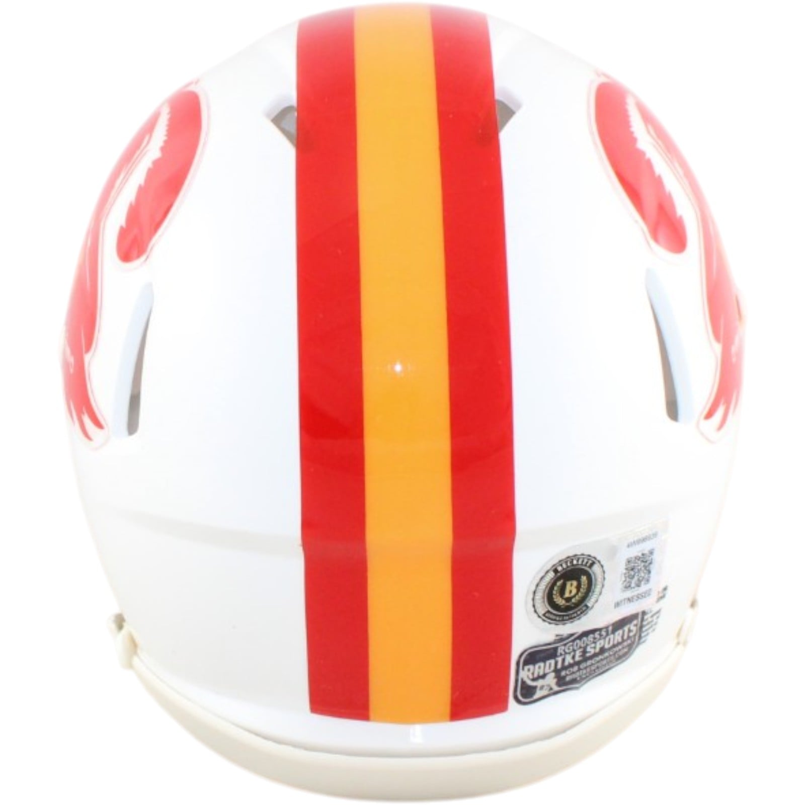 Rob Gronkowski Autographed Tampa Bay Buccaneers Min Helmet TB Beckett WIT 58342 3 Rob Gronkowski Autographed Tampa Bay Buccaneers Min Helmet TB Beckett WIT 58342