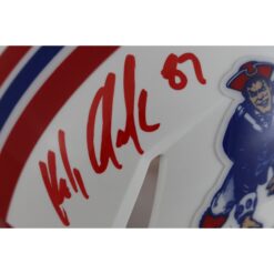 Rob Gronkowski Autographed New England Patriots TB Mini Helmet Radtke 49860