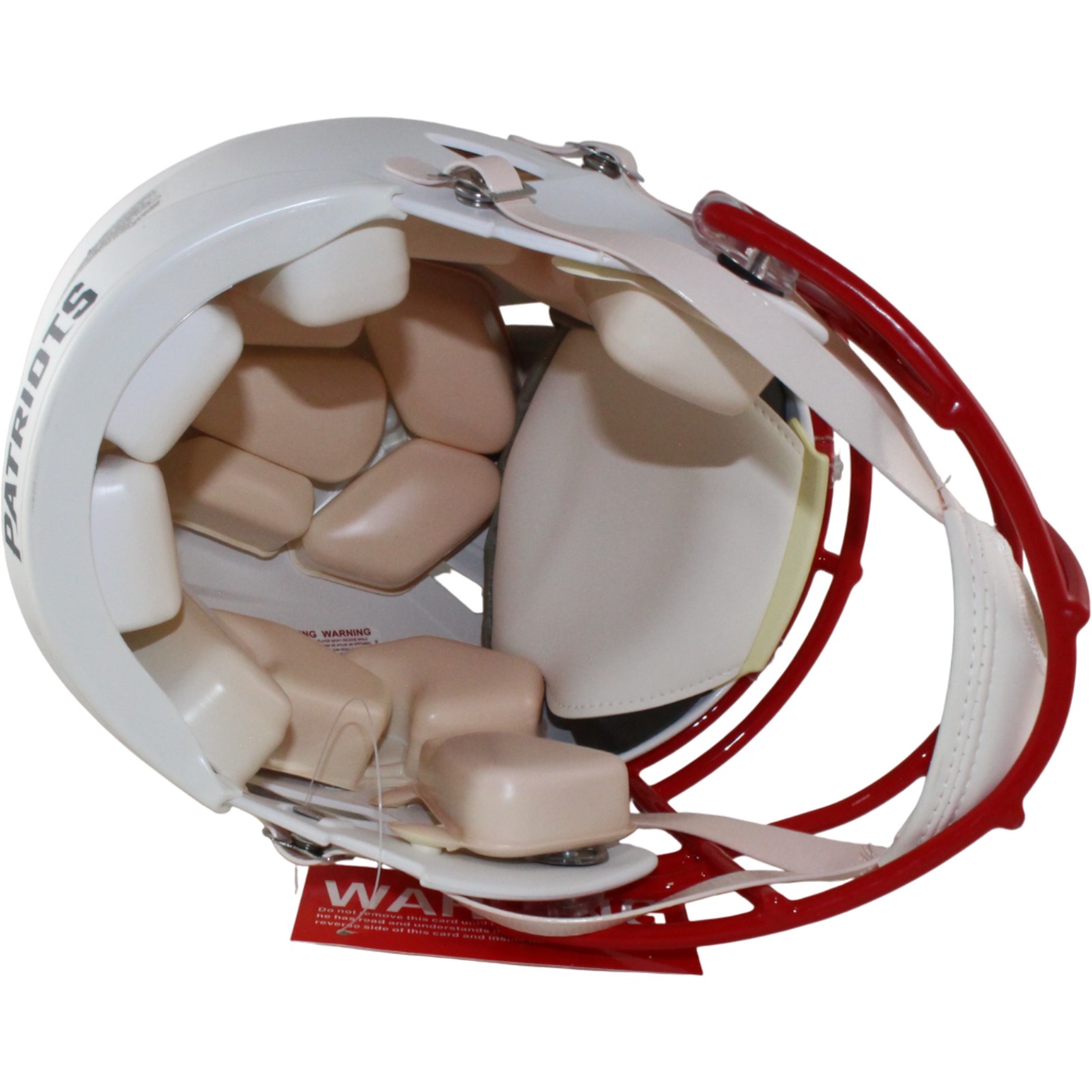 Rob Gronkowski Signed New England Patriots Pro Flat White Helmet Beckett 54598 4 Rob Gronkowski Signed New England Patriots Pro Flat White Helmet Beckett 54598