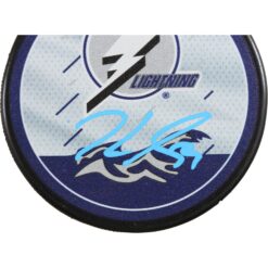 Jake Guentzel Autographed Tampa Bay Lightning Reverse Retro Puck Fanatics 53818