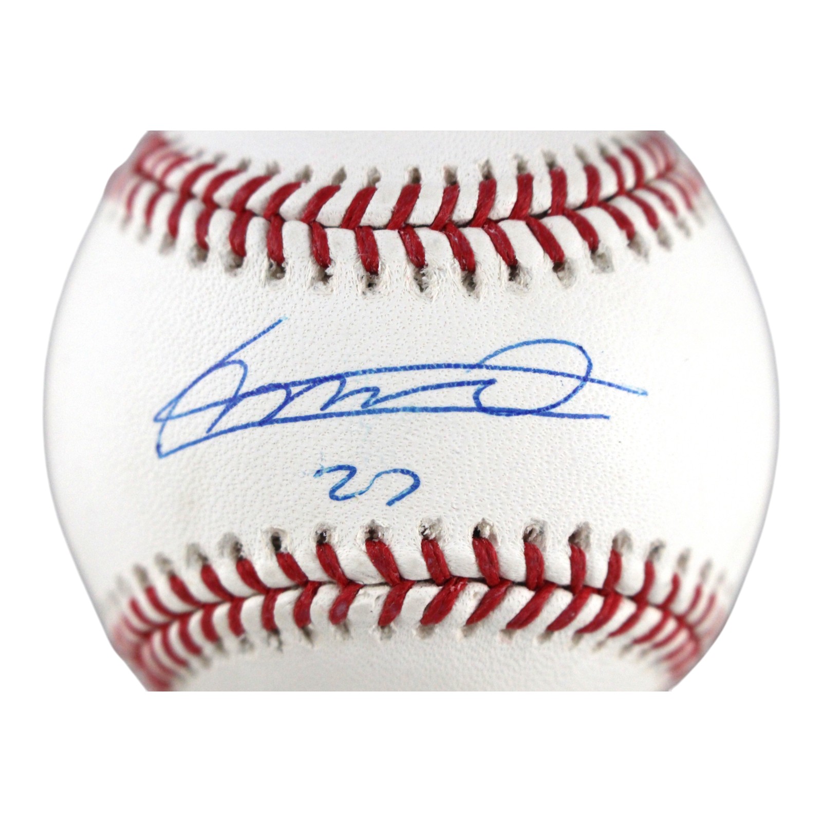 Vladimir Guerrero Jr Autographed Toronto Blue Jays Baseball OML Beckett 59437