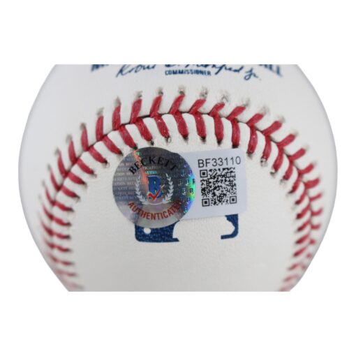 Vladimir Guerrero Jr Autographed Toronto Blue Jays Baseball OML Beckett 59437
