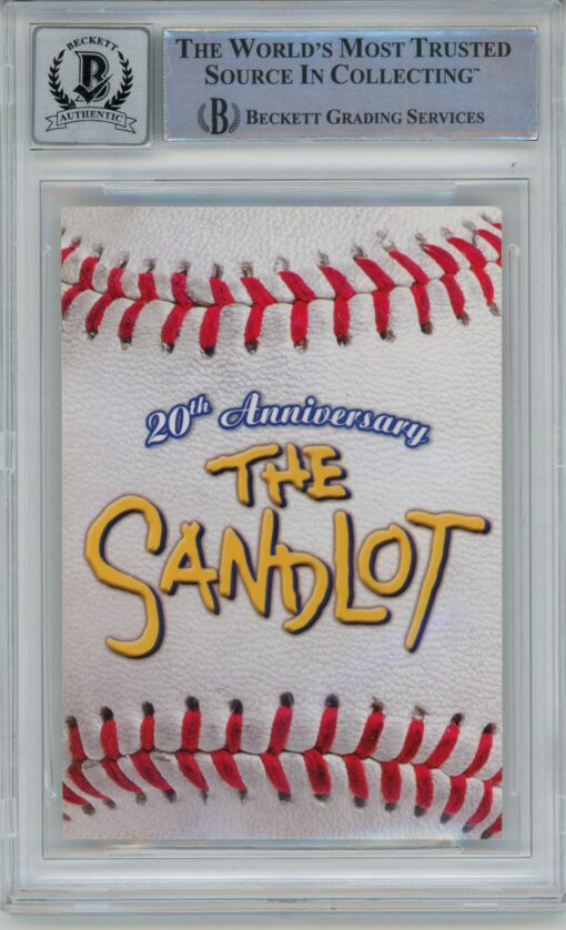 Tom Guiry Signed The Sandlot 20 Anniv. Insert Beckett Auto 10