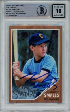 Tom Guiry Signed The Sandlot 2018 Topps Archive Beckett Auto 10