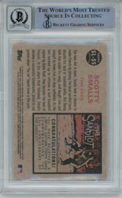Tom Guiry Signed The Sandlot 2018 Topps Archive Beckett Auto 10