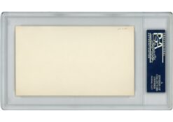 Joe Guyon Autographed Canton Bulldogs Index Card Personalized Slab PSA 54901