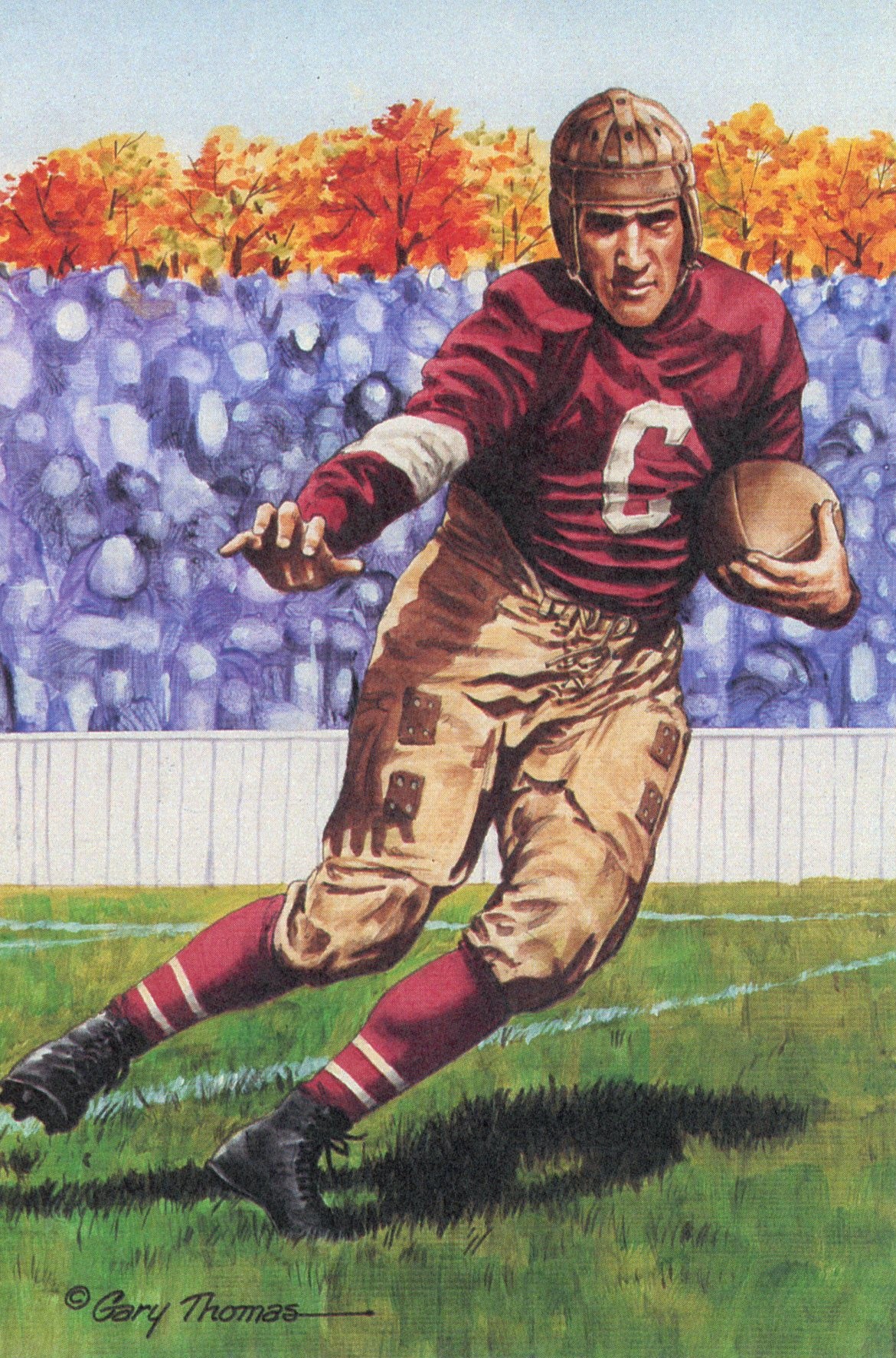 Joe Guyon Canton Bulldogs Goal Line Art Card Series 6 No. 157 LE /5000 58081