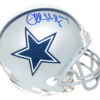 Charles Haley Autographed/Signed Dallas Cowboys Mini Helmet JSA 24567