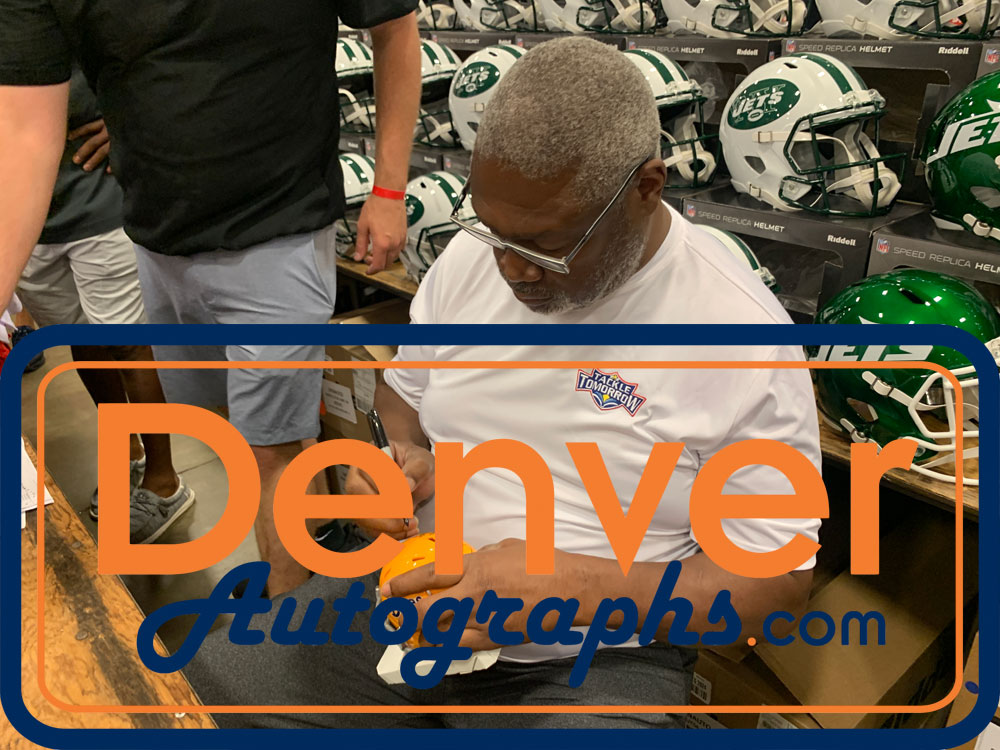 Charles Haley Autographed James Madison Dukes Mini Helmet Beckett 48051