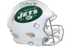 Breece Hall Autographed New York Jets 2024 ALT 2 Helmet Proline Beckett 58543