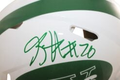 Breece Hall Autographed New York Jets 2024 ALT 2 Helmet Proline Beckett 58543
