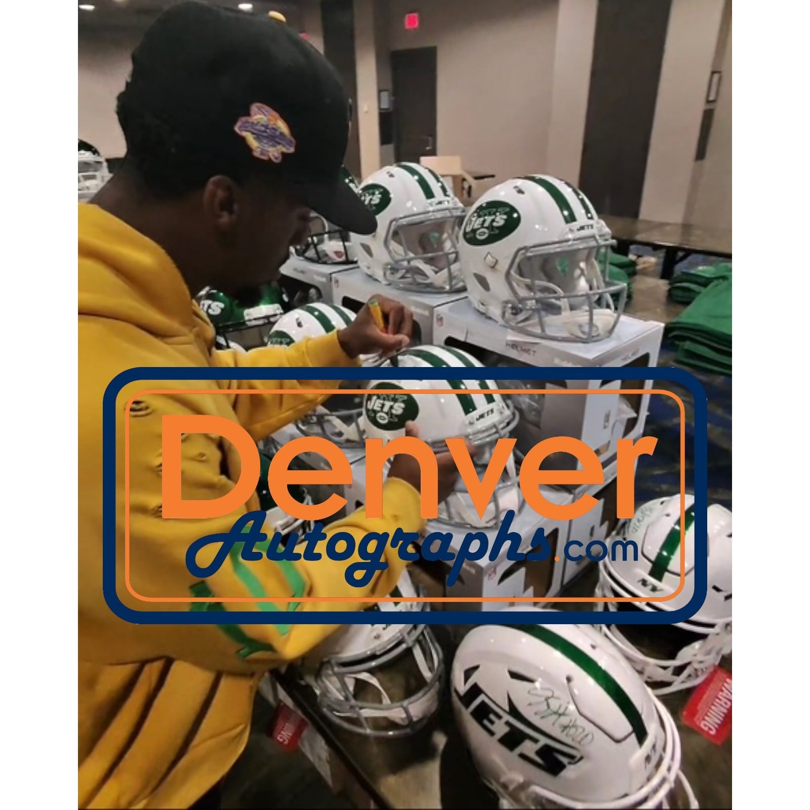 Breece Hall Autographed New York Jets 2024 ALT 2 Helmet Proline Beckett 58543 7 Breece Hall Autographed New York Jets 2024 ALT 2 Helmet Proline Beckett 58543