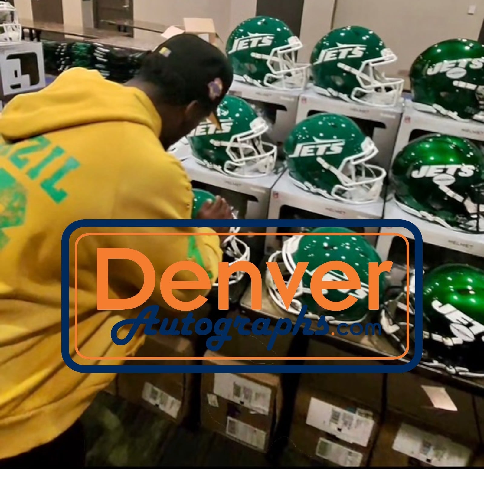 Breece Hall Autographed New York Jets 78-89 TB Helmet Proline Beckett 58539 7 Breece Hall Autographed New York Jets 78-89 TB Helmet Proline Beckett 58539