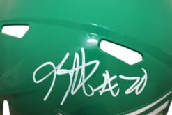 Breece Hall Autographed New York Jets 78-89 TB Helmet Proline Beckett 58539