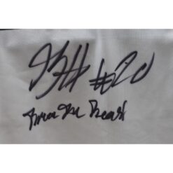 Breece Hall Signed New York Jets White Nike Jersey FAN 46315