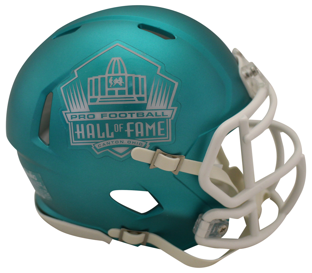 Hall Of Fame Teal Blaze Mini Helmet New In Box