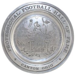 NFL Hall of Fame 10.5" Commemorative Collectible Pewter Plate 55664
