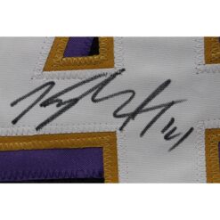 Kyle Hamilton Autographed Pro Style Size XL Black Jersey Beckett Witness 54012