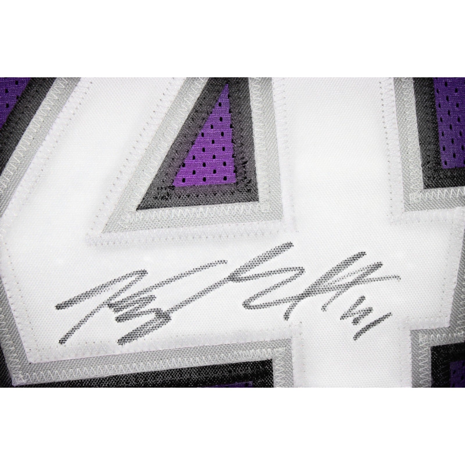 Kyle Hamilton Autographed/Signed Baltimore Ravens Purple Jersey JSA 58531 2 Kyle Hamilton Autographed/Signed Baltimore Ravens Purple Jersey JSA 58531
