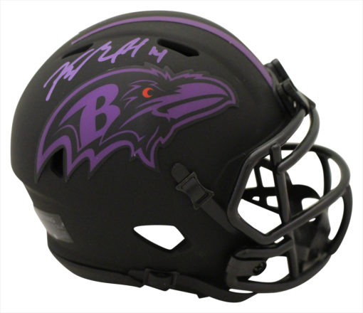 Kyle Hamilton Signed Baltimore Ravens Eclipse Speed Mini Helmet JSA