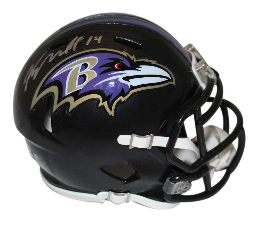 Kyle Hamilton Autographed/Signed Baltimore Ravens Mini Helmet Beckett