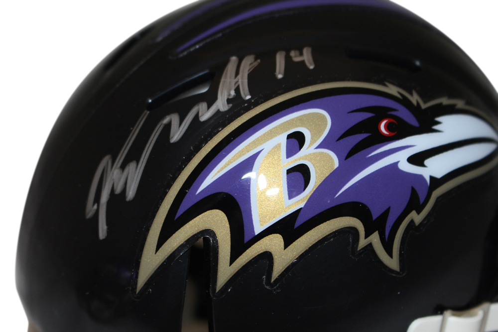 Kyle Hamilton Autographed/Signed Baltimore Ravens Mini Helmet Beckett
