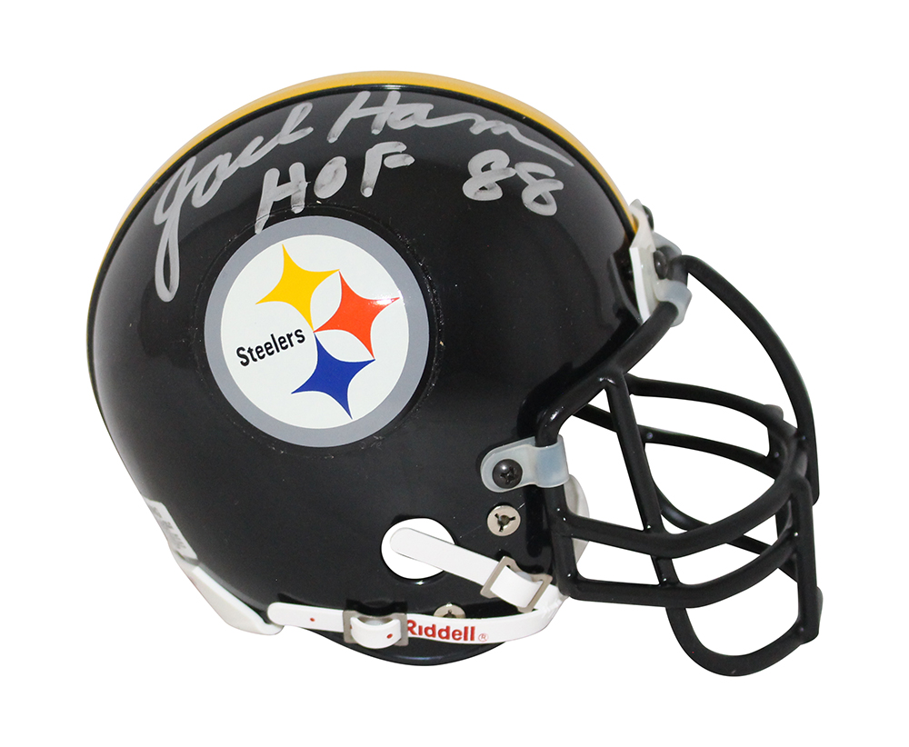Jack Ham Autographed Pittsburgh Steelers Authentic Mini Helmet HOF BAS 31869
