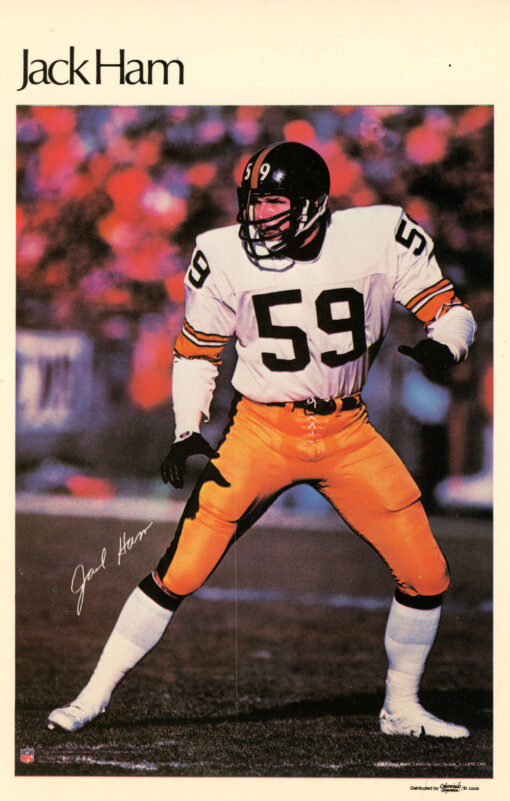 Jack Ham Pittsburgh Steelers Mini Poster 11/50 Marketcom 46197