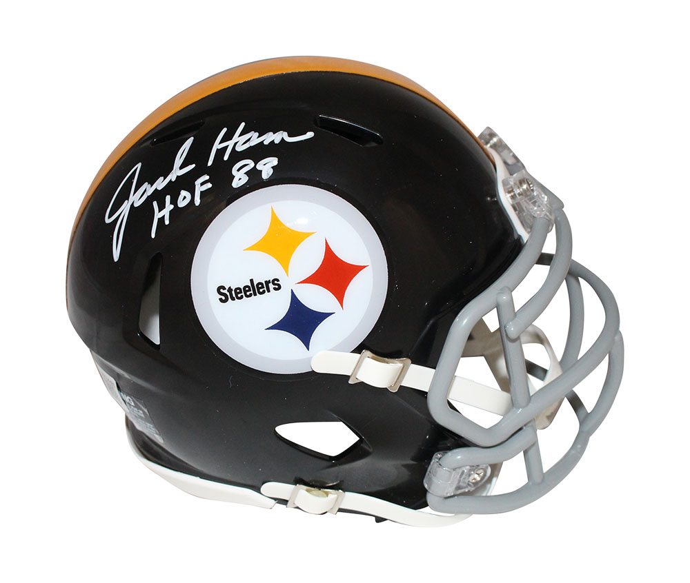 Jack Ham Autographed Pittsburgh Steelers TB 63-76 Mini Helmet Beckett