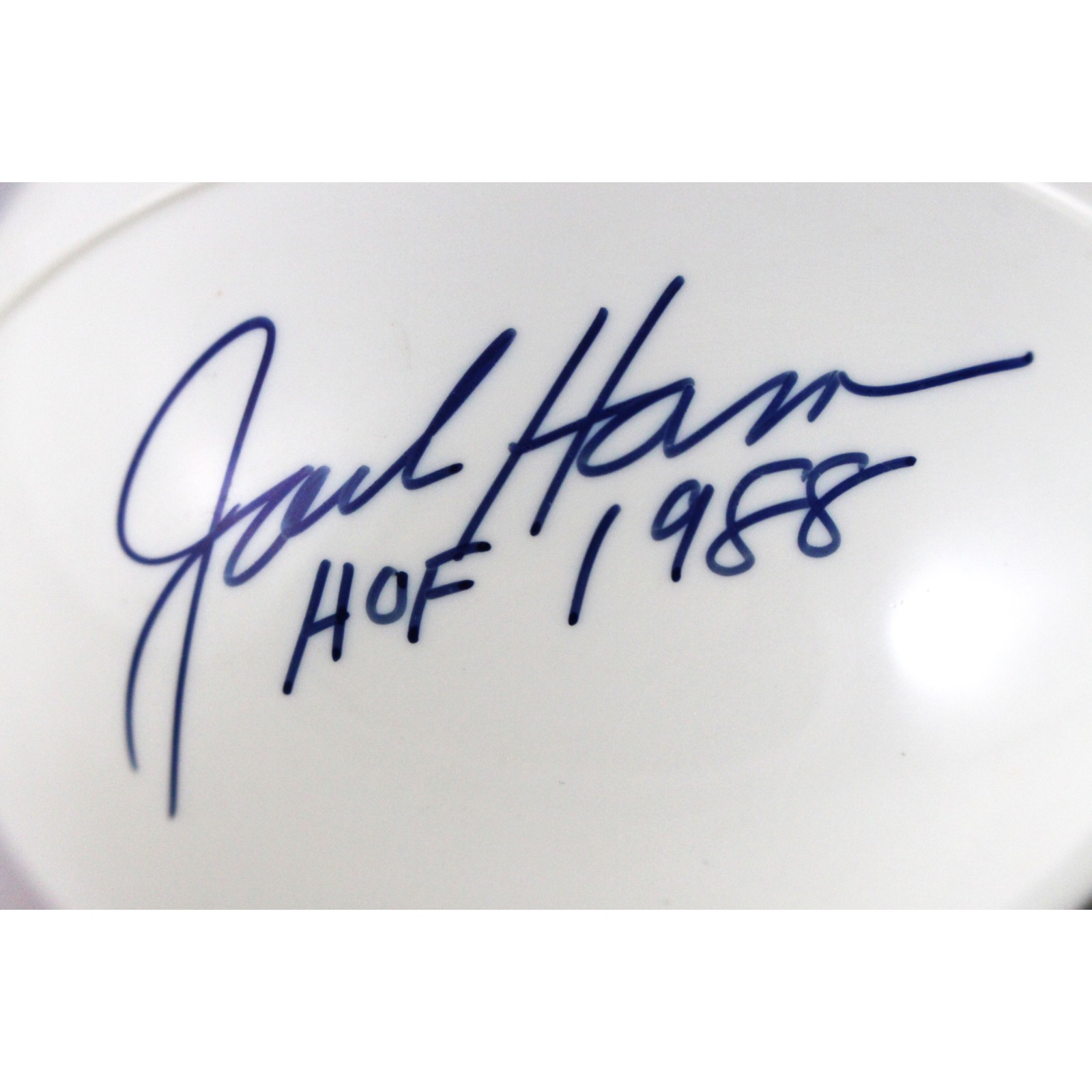 Jack Ham Autographed Penn State Nittany Lions Micro Mini Helmet HOF JSA 52754 2 Jack Ham Autographed Penn State Nittany Lions Micro Mini Helmet HOF JSA 52754