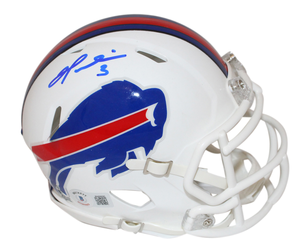 Damar Hamlin Autographed Buffalo Bills Mini Helmet BAS