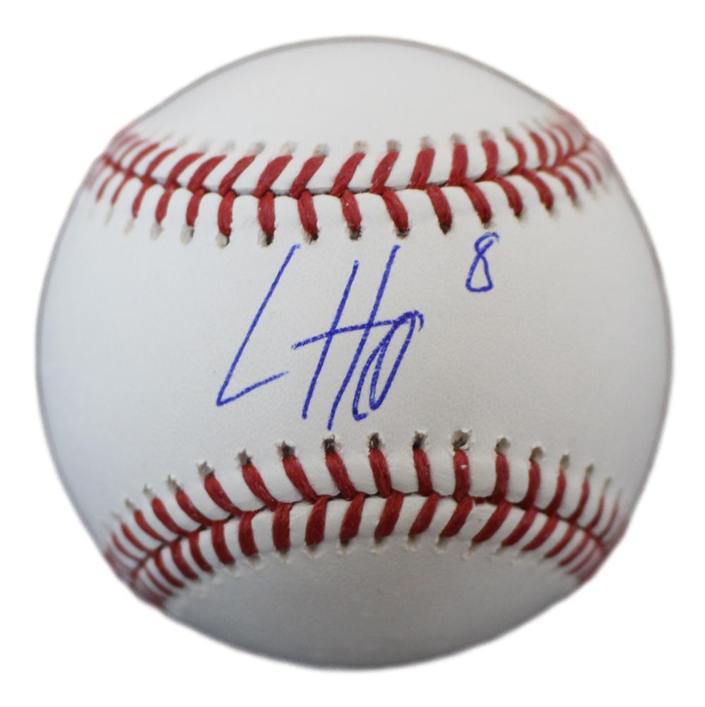 Ian Happ Autographed/Signed Chicago Cubs OML Baseball MLB 24410
