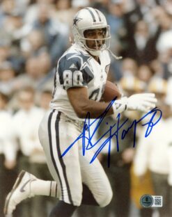 Alvin Harper Autographed/Signed Dallas Cowboys 8x10 Photo Beckett 56819