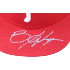 Bryce Haper Autographed Philadelphia Phillies sz 7 New Era Hat Fanatics 54561