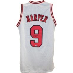 Ron Harper Autographed Pro Style Jersey White Size XL Tristar Productions 58778