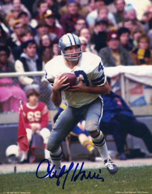 Cliff Harris Autographed/Signed Dallas Cowboys 8x10 Photo 27528 PF