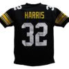 Franco Harris Autographed/Signed Pittsburgh Steelers Black XL Jersey BAS 24907