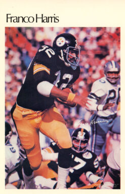 Franco Harris Pittsburgh Steelers Mini Poster 44/50 Marketcom 46233
