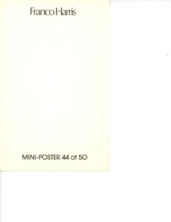Franco Harris Pittsburgh Steelers Mini Poster 44/50 Marketcom 46235