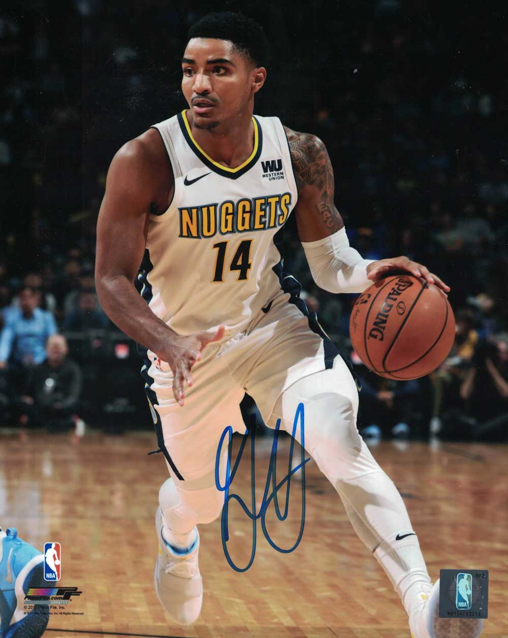 Gary Harris Autographed/Signed Denver Nuggets 8x10 Photo 30417