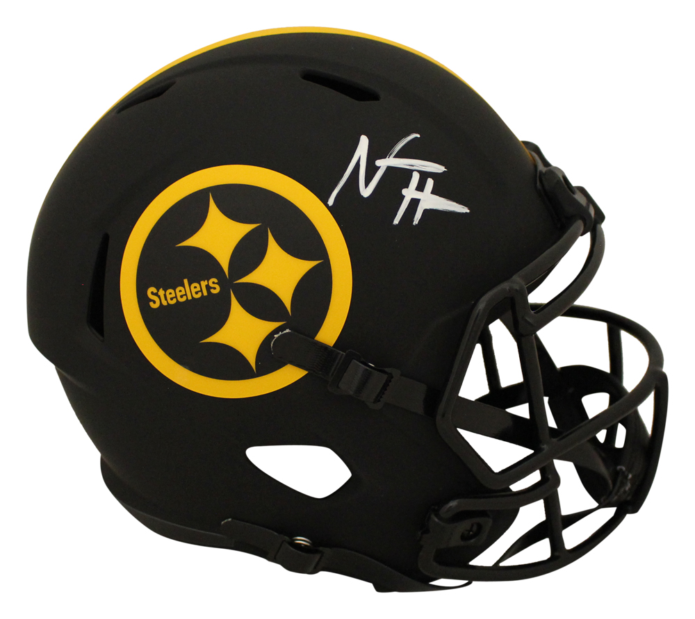 Najee Harris Autographed Pittsburgh Steelers F/S Eclipse Speed Helmet FAN 32085